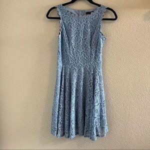 Powder blue mini dress